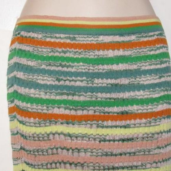 Missoni Green Blue Orange Pink Chevron Stripes - Picture 5 of 7